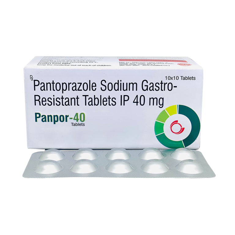 PANPOR 40 Tab 24-Hour Powerful Pantoprazole 40mg Tablets – Best Relief ...